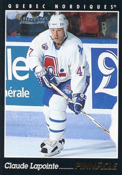 #294 Claude Lapointe - Quebec Nordiques - 1993-94 Pinnacle Hockey