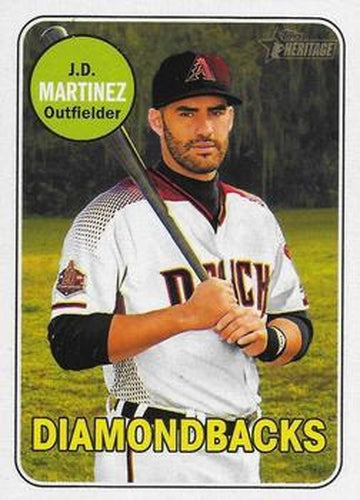 #294b J.D. Martinez - Arizona Diamondbacks - 2018 Topps Heritage Baseball