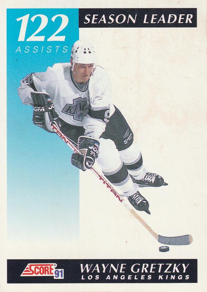 #295 Wayne Gretzky - Los Angeles Kings - 1991-92 Score Canadian Hockey