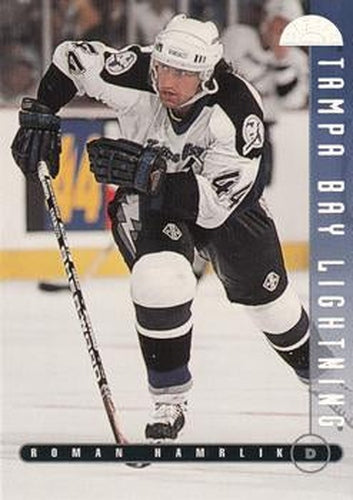 #295 Roman Hamrlik - Tampa Bay Lightning - 1995-96 Leaf Hockey