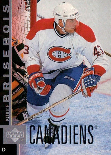 #295 Patrice Brisebois - Montreal Canadiens - 1997-98 Upper Deck Hockey
