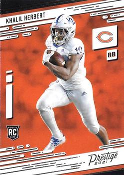 #295 Khalil Herbert - Chicago Bears - 2021 Panini Prestige Football