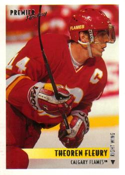 #295 Theoren Fleury - Calgary Flames - 1994-95 O-Pee-Chee Premier Hockey