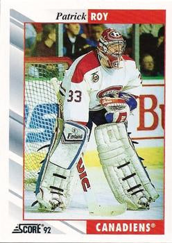 #295 Patrick Roy - Montreal Canadiens - 1992-93 Score USA Hockey