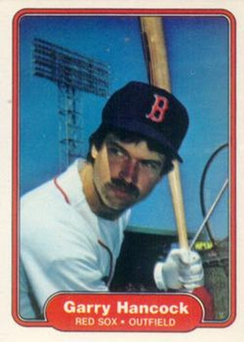 #295 Garry Hancock - Boston Red Sox - 1982 Fleer Baseball