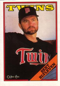 #295 Bert Blyleven - Minnesota Twins - 1988 O-Pee-Chee Baseball