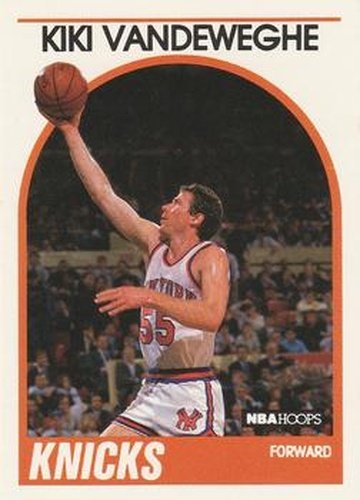 #295 Kiki Vandeweghe - New York Knicks - 1989-90 Hoops Basketball