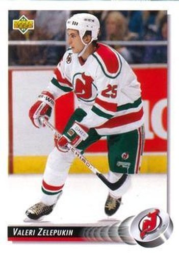 #295 Valeri Zelepukin - New Jersey Devils - 1992-93 Upper Deck Hockey