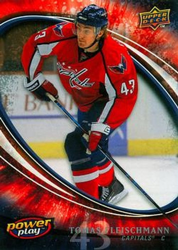 #295 Tomas Fleischmann - Washington Capitals - 2008-09 Upper Deck Power Play Box Set Hockey