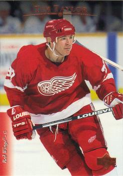 #295 Tim Taylor - Detroit Red Wings - 1995-96 Upper Deck Hockey