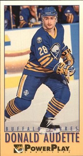 #295 Donald Audette - Buffalo Sabres - 1993-94 Fleer PowerPlay Hockey