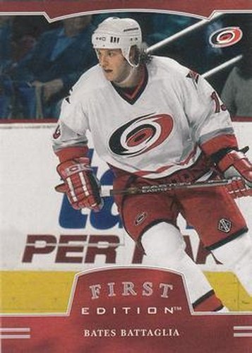 #295 Bates Battaglia - Carolina Hurricanes - 2002-03 Be a Player First Edition Hockey