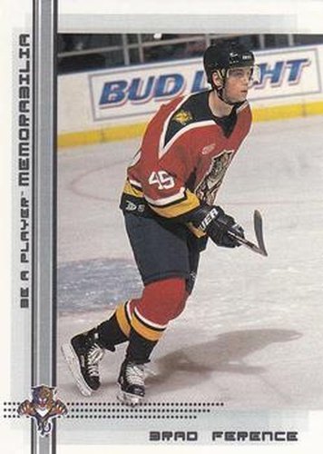 #295 Brad Ference - Florida Panthers - 2000-01 Be a Player Memorabilia Hockey