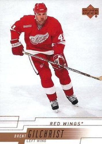#295 Brent Gilchrist - Detroit Red Wings - 2000-01 Upper Deck Hockey