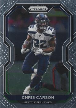 #295 Chris Carson - Seattle Seahawks - 2020 Panini Prizm Football