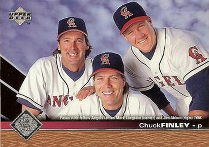 #295 Chuck Finley - California Angels - 1997 Upper Deck Baseball