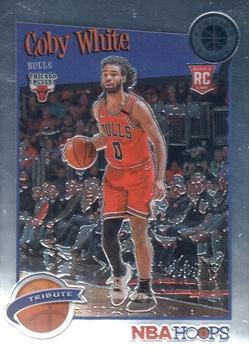#295 Coby White - Chicago Bulls - 2019-20 Hoops Premium Stock Basketball