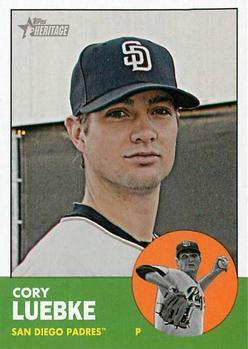 #295 Cory Luebke - San Diego Padres - 2012 Topps Heritage Baseball