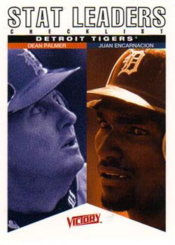 #295 Dean Palmer / Juan Encarnacion - Detroit Tigers - 2000 Upper Deck Victory Baseball