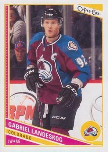 #295 Gabriel Landeskog - Colorado Avalanche - 2013-14 O-Pee-Chee Hockey