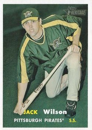 #295 Jack Wilson - Pittsburgh Pirates - 2006 Topps Heritage Baseball
