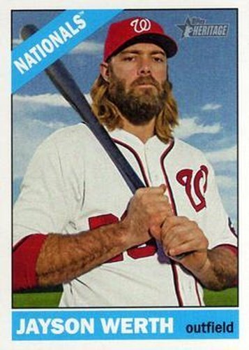 #295 Jayson Werth - Washington Nationals - 2015 Topps Heritage Baseball