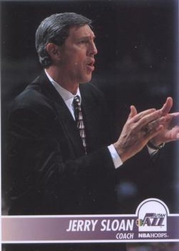 #295 Jerry Sloan - Utah Jazz - 1994-95 Hoops Basketball