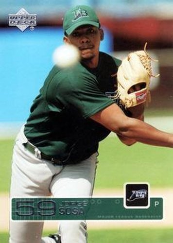 #295 Jorge Sosa - Tampa Bay Devil Rays - 2003 Upper Deck Baseball