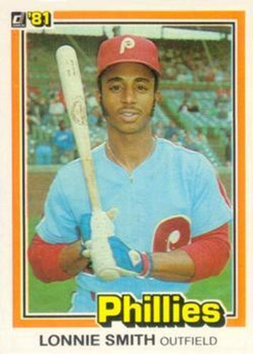 #295 Lonnie Smith - Philadelphia Phillies - 1981 Donruss Baseball