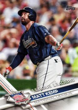 #295 Matt Kemp - Atlanta Braves - 2017 Topps Baseball