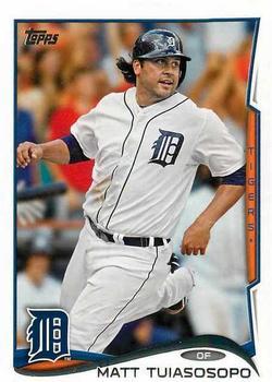 #295 Matt Tuiasosopo - Detroit Tigers - 2014 Topps Baseball