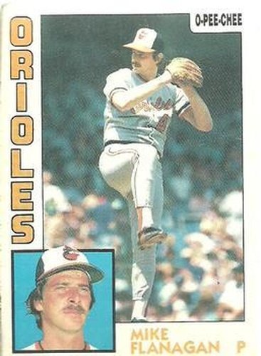 #295 Mike Flanagan - Baltimore Orioles - 1984 O-Pee-Chee Baseball