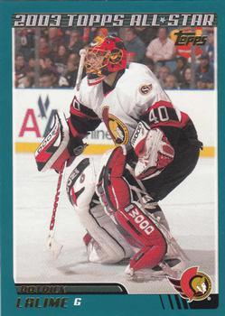 #295 Patrick Lalime - Ottawa Senators - 2003-04 Topps Hockey