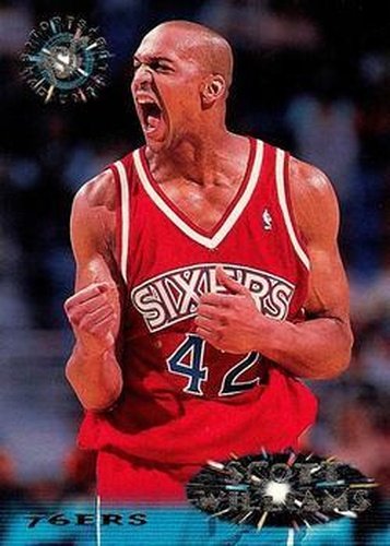 #295 Scott Williams - Philadelphia 76ers - 1995-96 Stadium Club Basketball