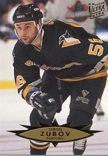 #295 Sergei Zubov - Pittsburgh Penguins - 1995-96 Ultra Hockey