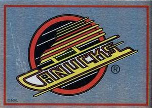 #295 Vancouver Canucks Logo - Vancouver Canucks - 1995-96 Panini Hockey Stickers