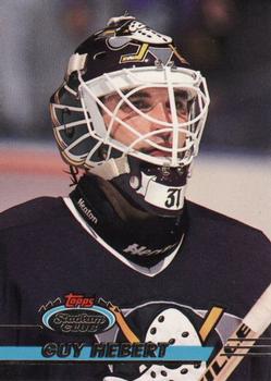 #295 Guy Hebert - Anaheim Mighty Ducks - 1993-94 Stadium Club Hockey