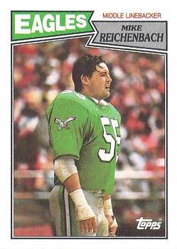 #295 Mike Reichenbach - Philadelphia Eagles - 1987 Topps Football