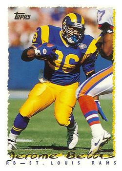 #295 Jerome Bettis - St. Louis Rams - 1995 Topps Football