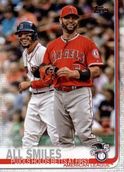 #295 All Smiles - Los Angeles Angels / Boston Red Sox - 2019 Topps Baseball