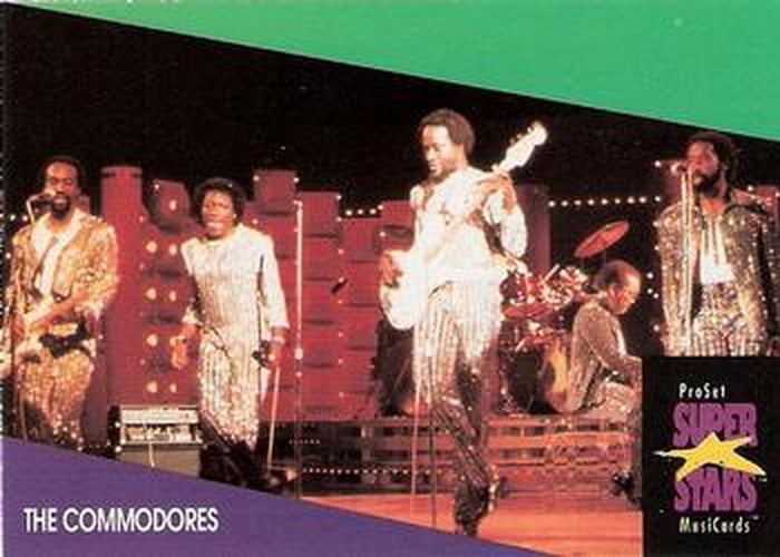 #295 The Commodores - 1991 Pro Set SuperStars MusiCards