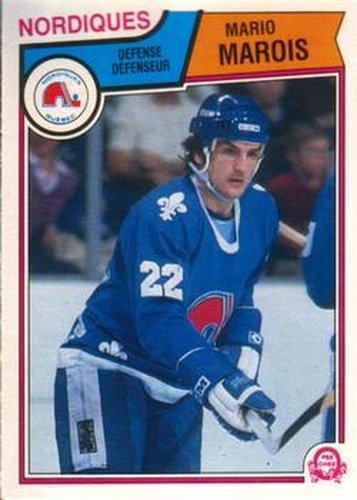 #295 Mario Marois - Quebec Nordiques - 1983-84 O-Pee-Chee Hockey