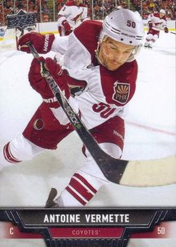 #295 Antoine Vermette - Phoenix Coyotes - 2013-14 Upper Deck Hockey