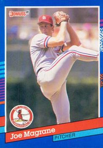 #295 Joe Magrane - St. Louis Cardinals - 1991 Donruss Baseball