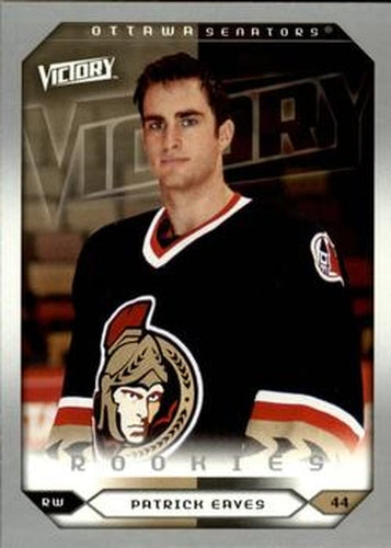 #295 Patrick Eaves - Ottawa Senators - 2005-06 Upper Deck Victory Hockey