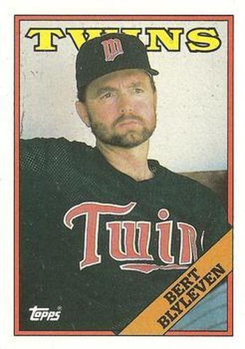 #295a Bert Blyleven - Minnesota Twins - 1988 Topps Baseball