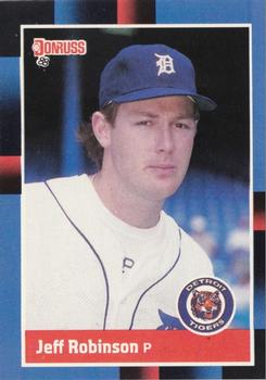 #296 Jeff Robinson - Detroit Tigers - 1988 Donruss Baseball