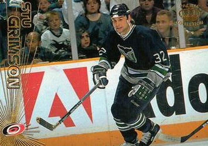 #296 Stu Grimson - Carolina Hurricanes - 1997-98 Pacific Crown Hockey