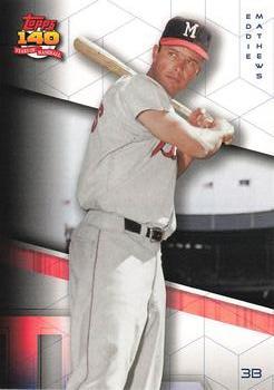 #296 Eddie Mathews - Milwaukee Braves - 2021 Topps Archives Baseball