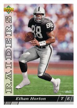 #296 Ethan Horton - Los Angeles Raiders - 1993 Upper Deck Football